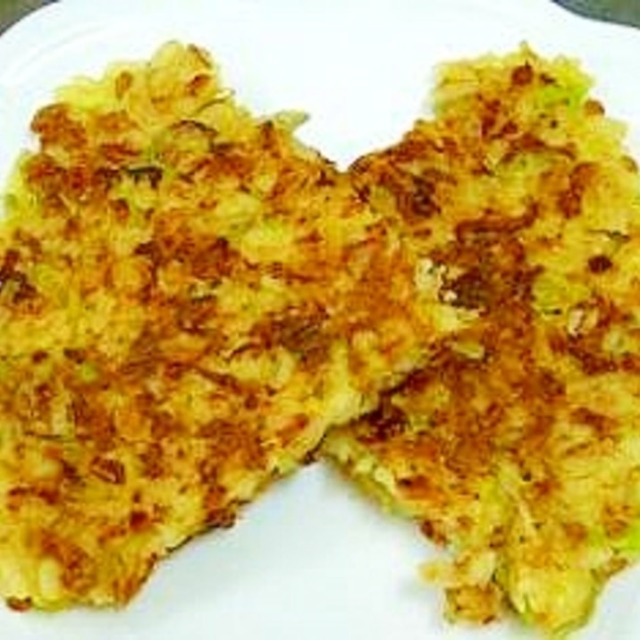 混ぜて焼くだけ「お焼きご飯」